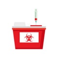 chemical waste container Royalty Free Stock Photo