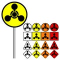 Chemical Weapons Symbol - vector illustration