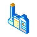 chemicals and solvents tool work isometric icon vector illustration Royalty Free Stock Photo