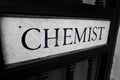 The chemist pharmacie Royalty Free Stock Photo