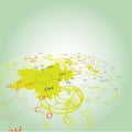 Chemistry abstract disign Royalty Free Stock Photo