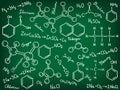 Chemistry background - molecule models and formula