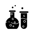 Chemistry black glyph icon
