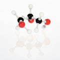 Chemistry chemical atom molecule glycerol Royalty Free Stock Photo