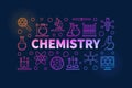 Chemistry colorful illustration