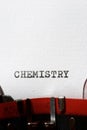 Chemistry concept view