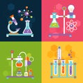 Chemistry design concepts Royalty Free Stock Photo