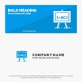 Chemistry, Formula, Science, Science Formula SOlid Icon Website Banner and Business Logo Template