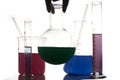 Chemistry glassware Royalty Free Stock Photo