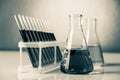 Chemistry glassware Royalty Free Stock Photo