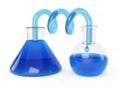 Chemistry glassware Royalty Free Stock Photo