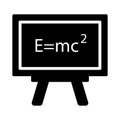 Chemistry glyph flat vector icon
