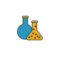 Chemistry icon. Simple element from school icons collection. Creative Chemistry icon ui, ux, apps, software and infographics Royalty Free Stock Photo