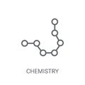 Chemistry icon. Trendy Chemistry logo concept on white backgroun Royalty Free Stock Photo