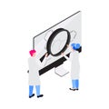 Chemistry Isometric Icon Royalty Free Stock Photo