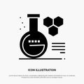 Chemistry, Lab, Chemistry Lab, Education Solid Black Glyph Icon