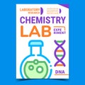 Chemistry Lab Experiment Promotion Poster Vector Royalty Free Stock Photo