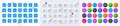Chemistry lab, New message and Time management line icons. For web app, printing. Line icons. Vector Royalty Free Stock Photo