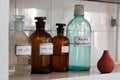 Chemistry laboratory glass containers