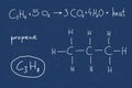 Chemistry lesson - propane