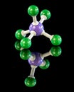 Chemistry molecule model of Phosphors Royalty Free Stock Photo