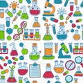 Chemistry Pharmacology Natural sciences Vector doodle set