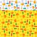 Chemistry seamless pattern Royalty Free Stock Photo