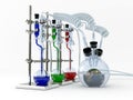 Chemistry set Royalty Free Stock Photo