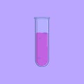 Chemistry Test tube Vector Icon Chemical Test tube icon