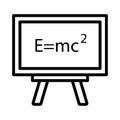 Chemistry thin line vector icon