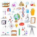 Chemistry vector chemical science or pharmacy research in laboratory for technology or experiment in laboratory