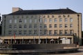 Chemnitz, Germany - July 9, 2023: Chemnitzer Hof hotel on Theater Square in central Chemnitz
