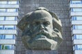 The Karl Marx head bust in Chemnitz, called \