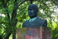 Chemnitz, Germany - June 12, 2023: Monument to Ernst Thalmann, a German politician in the Weimar Republic who was the chairman of