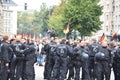 Chemnitz, Germany - September 01, 2018: Afd demonstration Trauermarsch