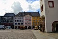 Chemnitz town hall during overcast wheather