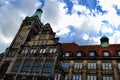 Chemnitz town hall during overcast wheather