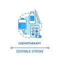 Chemotherapy concept icon