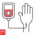 Chemotherapy line icon