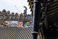 Chen Clan Ancestral House, Guangzhou, China, the exquisitely carved Lingnan style roof Royalty Free Stock Photo