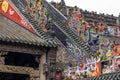 Chen Clan Ancestral House, Guangzhou, China, the exquisitely carved Lingnan style roof Royalty Free Stock Photo