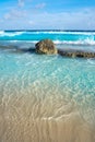 Cozumel island beach Riviera Maya Mexico Royalty Free Stock Photo