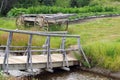 Chena Hot Springs Bridge Royalty Free Stock Photo