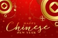 Chenese new year background templates design idea lunar calendar