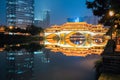 Chengdu anshun bridge at night