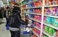 Chengdu, China: Shoppers Buying Snack Food