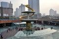 Chengdu, China: Tianfu Square Dragon Fountain