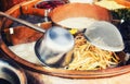 Chengdu hot pot, sichuan chafing dish Royalty Free Stock Photo