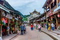 Chengdu landmark Luodai Ancient Town Ancient streets , China