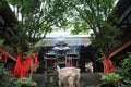 Chengdu qingcheng mountain Taoist temple courtyard